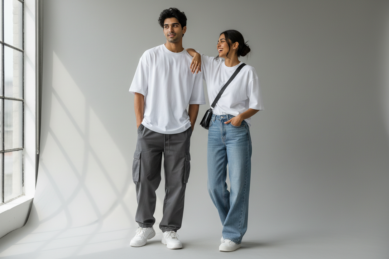 Unisex Terry Oversized Tee – 260 GSM Drop Shoulder Streetwear